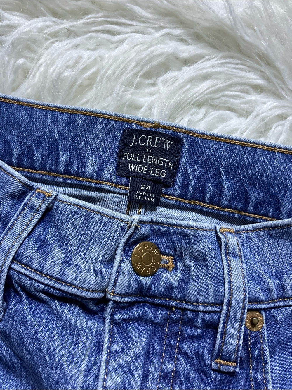J Crew Wide-leg Full-length Jean In All-day Stretch - Picture 2 of 4